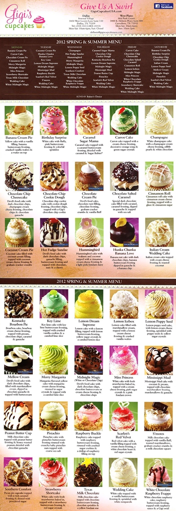 Browse Nearby Menu for Gigi's Cupcakes provided by dendeseabli.cf DISCLAIMER: Information shown may not reflect recent changes. Check with this restaurant for current pricing and menu information. A listing on dendeseabli.cf does not necessarily reflect our affiliation with or endorsement of the listed restaurant, or the listed restaurant's endorsement of Location: Trowbridge Rd, East Lansing, MI